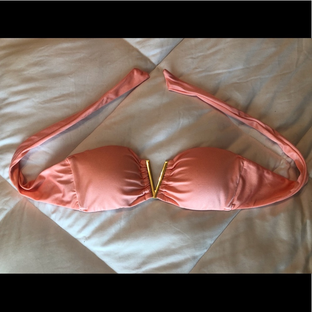 vs strapless swim suit top